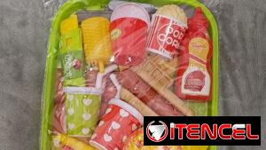 🧧Bandeja con comida y accesorios 14 usd🧧