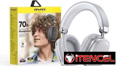 AUDÍFONOS BLUETOOTH ESTILO CASCO AWEI AT7 y SY-VJE87 INCLUYE Cable auxiliar jack 3.5 mm CANCELACIÓN DE RUIDO — foto 1