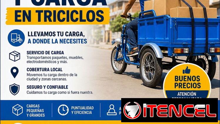 Transporte y Carga en Triciclos – Buenos precios