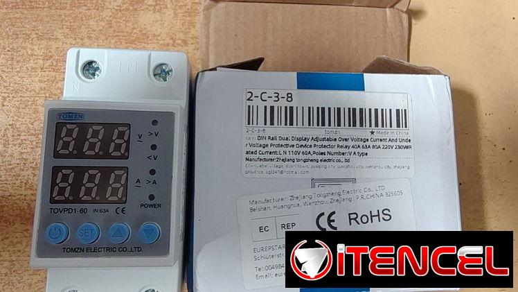 Protector de Voltaje 110V 60A *220V configurable* TOMZN