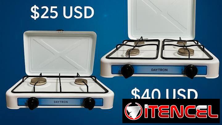 Cocina Daytron de gas para meseta