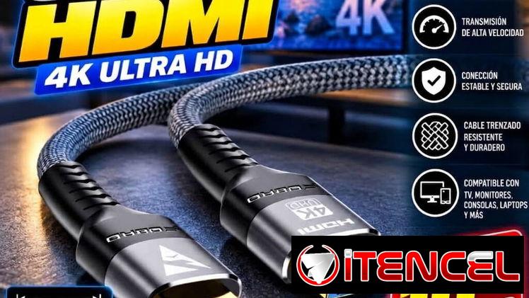 📺 CABLE HDMI 4K ULTRA HD – 1 METRO