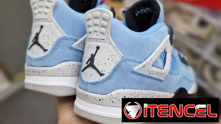 Jordan 4 Retro University Blue #42 Precio 75 usd VEDADO