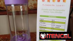 Mini licuadora recargable