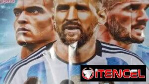 Set de 80 piezas,Messi y otros
