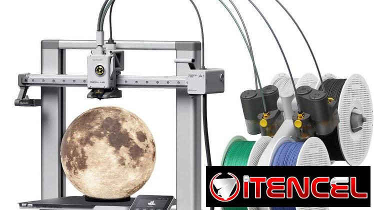 Impresora 3D Bambulab A1 Combo Multicolor + Kit de Lámpara LED