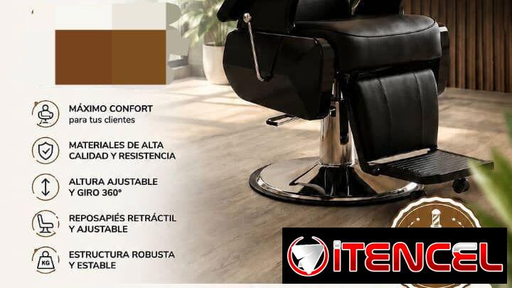 Sillon de barbería profesional