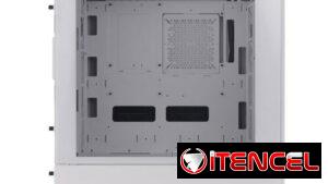 ...GANGA SUPER ULTRA FULL TOWER, THERMALTAKE GT500, DETALLE CRISTAL FRONTAL ROTO POR ADUANAS ..