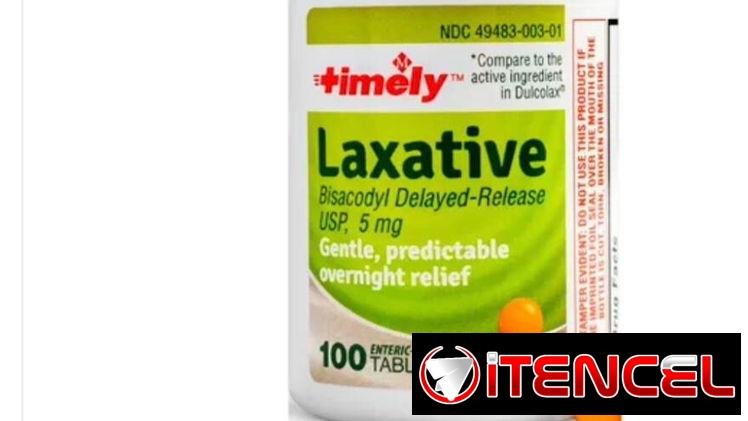 Bisacodyl Laxative 100 tb 17 usd