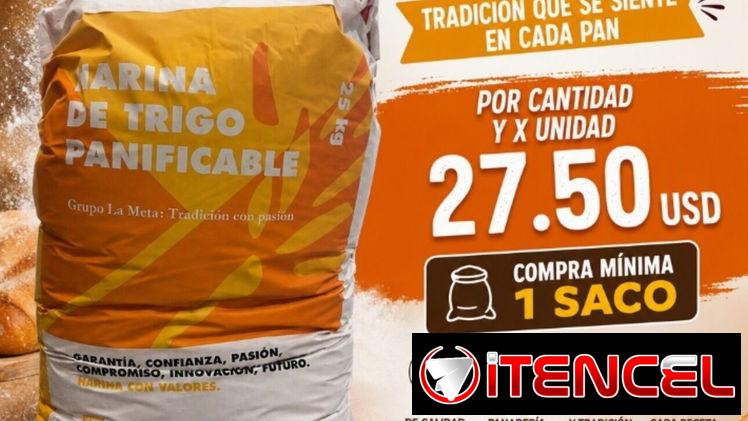 Harina de trigo panificable
