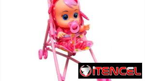 Bebe lloron con tete y coche $6000