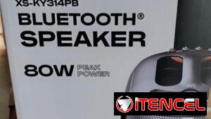 BOCINA BLUETOOTH 30W RMS (80W pico) JVC - XS-KY314PB, ENTREGA DE FACTURA PARA SU GARANTÍA. VARIEDAD DE BOCINAS