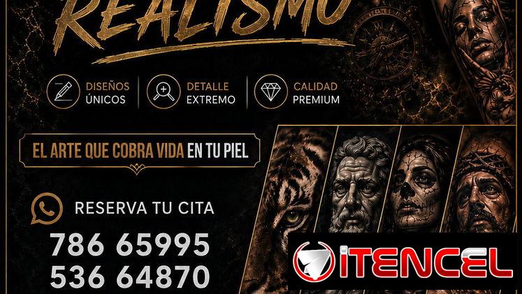 Estudio de tatuajes especializado en realismo +53 53664870