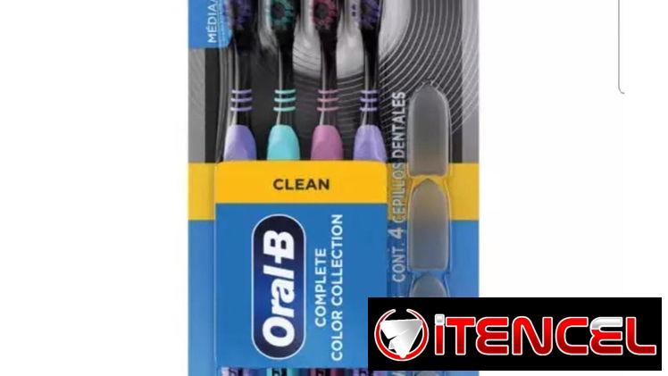 Cepillos dentales Oral-B Complete Color Collection 4 unidades