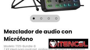 Mezclador de audio con Micrófono Modelo: T12S-Bundle-B
