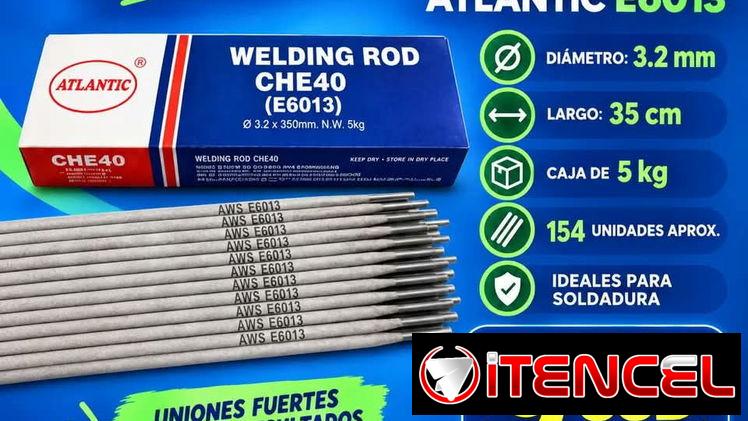 Varillas de soldar 6013, ⚪3.2mm. 35cm de largo. Electrodos.  🔸 Caja 5kg, 152 und. 🔸 También vendemos x und. — foto 1