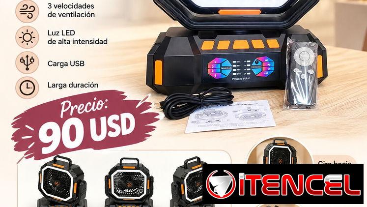 Ventilador recargable f22