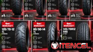 Gomas nuevas para motos eléctricas, scooters, motos automáticas, triciclos y bici-motos.
