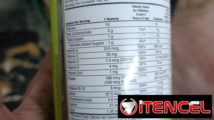 Vitaminas para niños me queda un solo pomo sellado 160 gomitas
