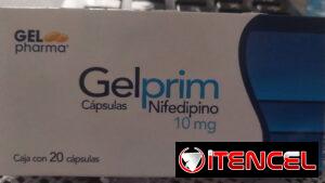 Nifedipino, 20 tabletas de 10mg Vence enero 27