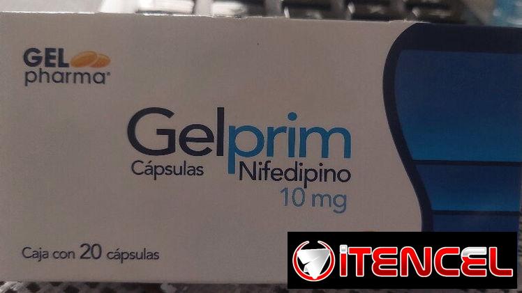 Nifedipino, 20 tabletas de 10mg Vence enero 27