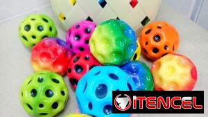 Pelotas bouncy para niños