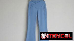 Pantalón Deportivo Flare Azul (Tallas XS/S) • Con Bolsillos
