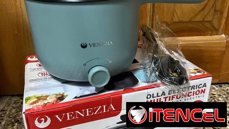 ✅️Sarten eléctrico Venezia 1.2 litros Multiproposito •Consumo medio ~300watts •Consumo alto~600 watts Ideales para Panel — foto 4