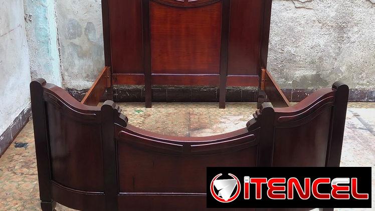 ⚜️ Cama imperial antigua restaurada • Entrega incluida 🚛 — foto 2