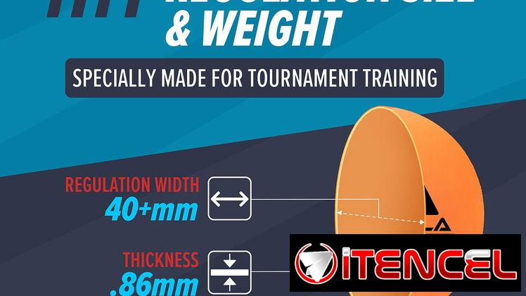 Pelotas de Ping Pong 3 Estrellas 40+ NUEVAS - Caja de 60, Paquete de 12 o Sueltas - JOOLA y KEVENZ, Reglamento ITTF — foto 2