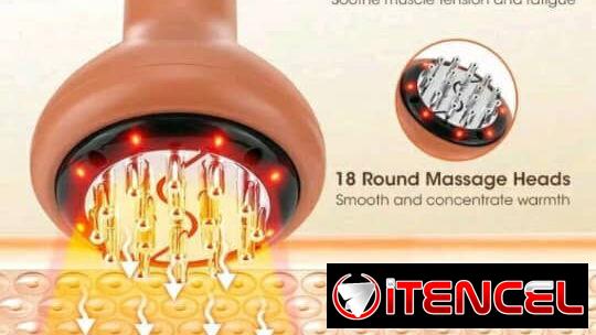 Masajeador Corporal 4 en 1 🔥 Calor + 💆♀️ Masaje + 🔴 Luz Roja + ⚡ Microcorriente EMS — foto 1