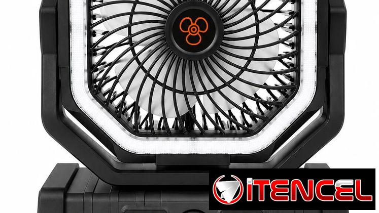Ventilador recargable F6 (verde) — foto 2