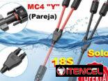 PANELES SOLARES MC4 “Y” CONETORES (Pareja)