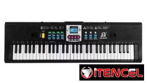 Teclado Electrónico Multifunción 61 Teclas con Micrófono | Nuevo | videojuegoshabana.com/p/773