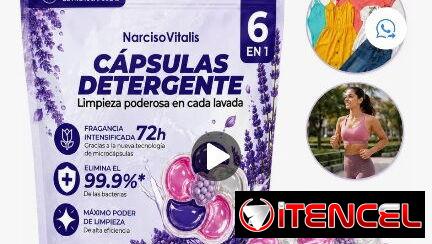 Cápsulas de Detergente 5 en 1, blister con 20.capsulas aromas lavanda y fresca. — foto 4