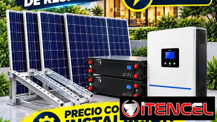 kit solar de 12 kw con 15 kw de respaldo