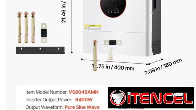 Inversor 6.4kw VEVOR + Bateria 5kwh — foto 3
