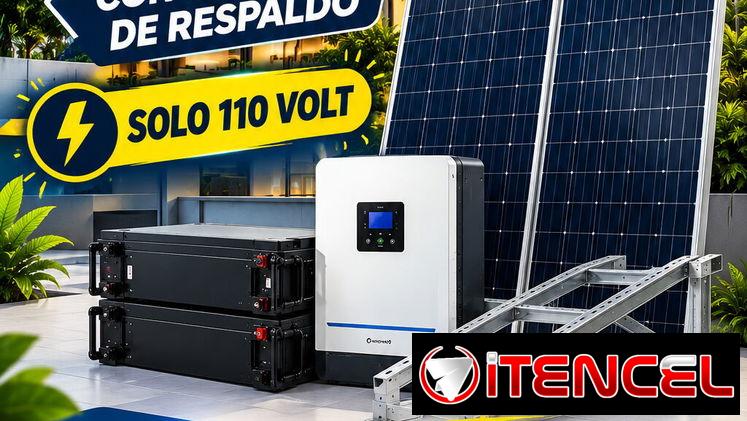 kit solar de 4 kw con 2.5 kw de respaldo