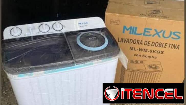 Lavadora Milexus de 9 kilos