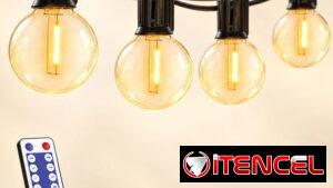 Luces para patio 15 metros para eventos