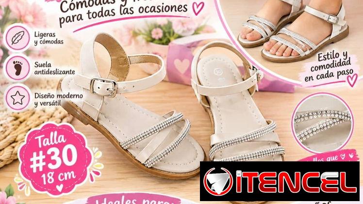 8500cup Sandalias para niña #:26 las negras y #30 32 las Beige — foto 4