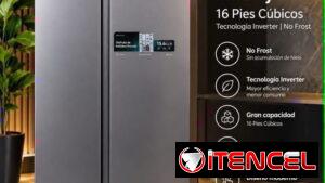 Refrigerador Hisense Side by Side 16 Pies en 880 usd