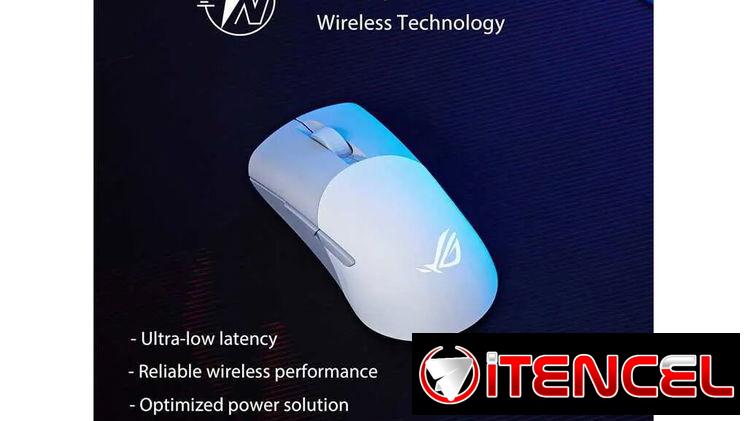 Mouse Asus ROG Keris Wireless Aimpoint White — foto 3
