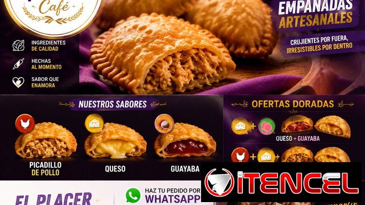 ✨👑 Del Olimpo a tu mesa… ✨ Empanadas artesanales hechas con amor, sabor y dedicación. 💜 Crujientes por fuera, irresist — foto 2