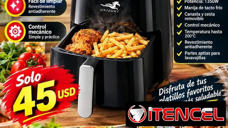 FREIDORA DE AIRE DE 4 LITROS MARCA UNIZUKI (X CANTIDAD+ DE 10 A 40 USD)