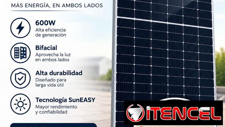 📣 Panel Bifaciales - 600 W 📣