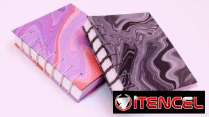 Agendas artesanales marmoleadas