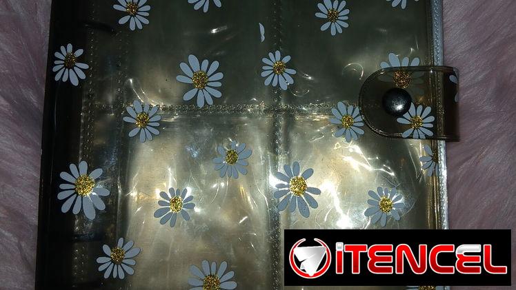 Álbum negro para fotocartas de K-pop con margaritas — foto 1