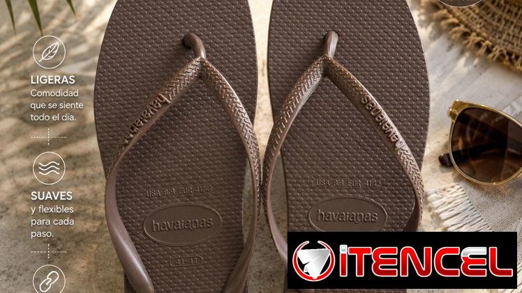 Chancletas HAWAIANAS solo # 34 colores nude para niñas — foto 1