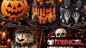 🎃🍰 PASTELES PERSONALIZADOS PARA HALLOWEEN | DISEÑOS EXCLUSIVOS Y POR ENCARGO 🕷️🎂